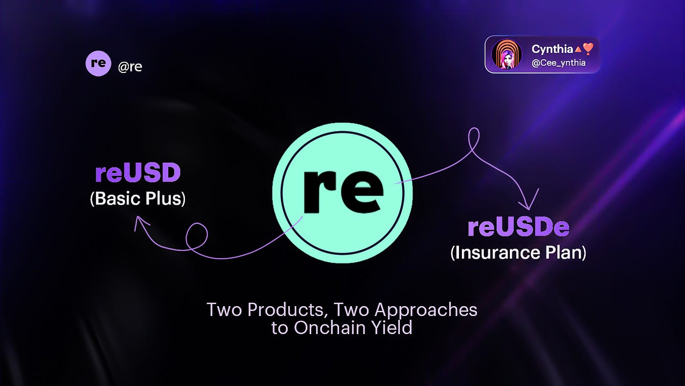 reUSD principal protected yield token graphic