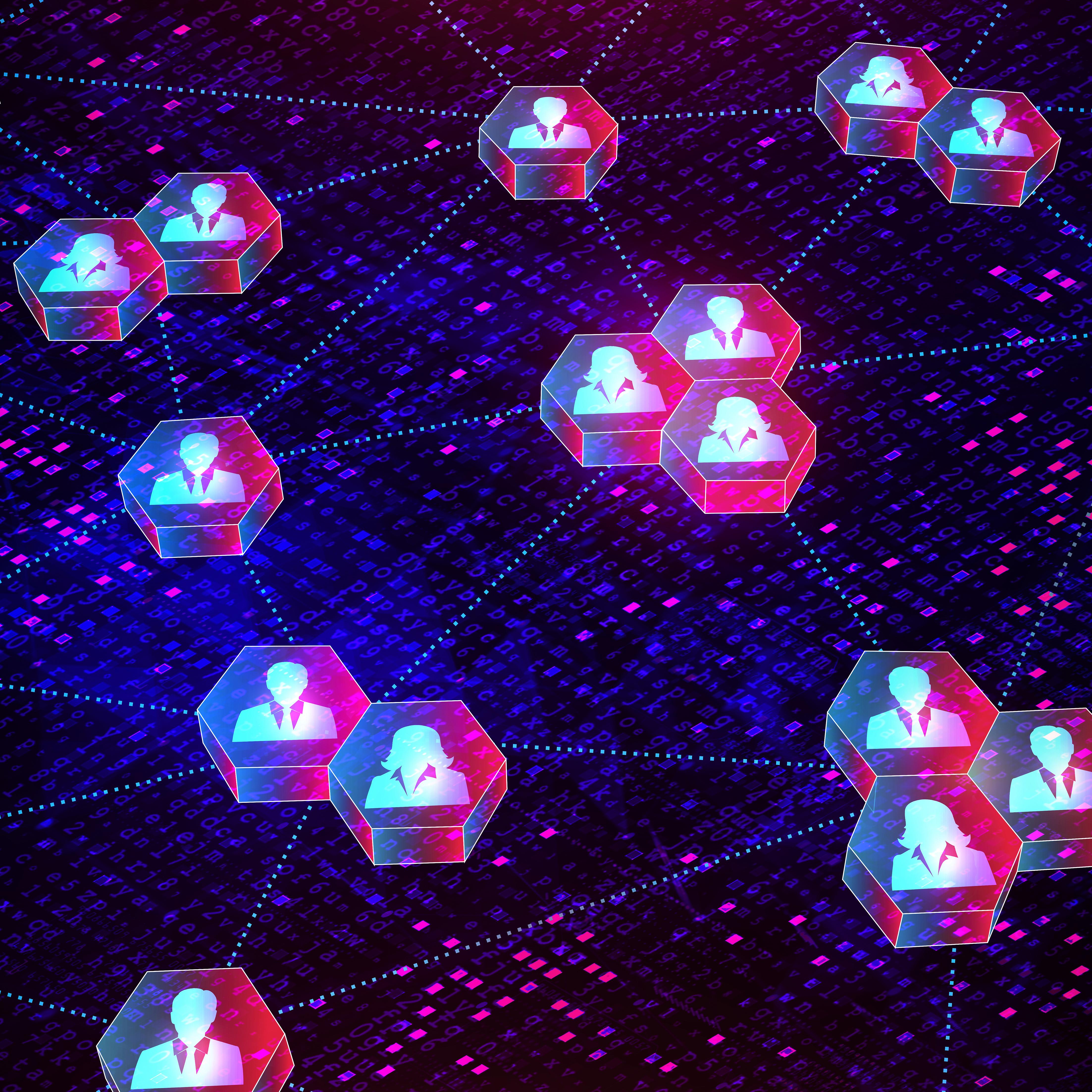 DAO token voting interface for data union