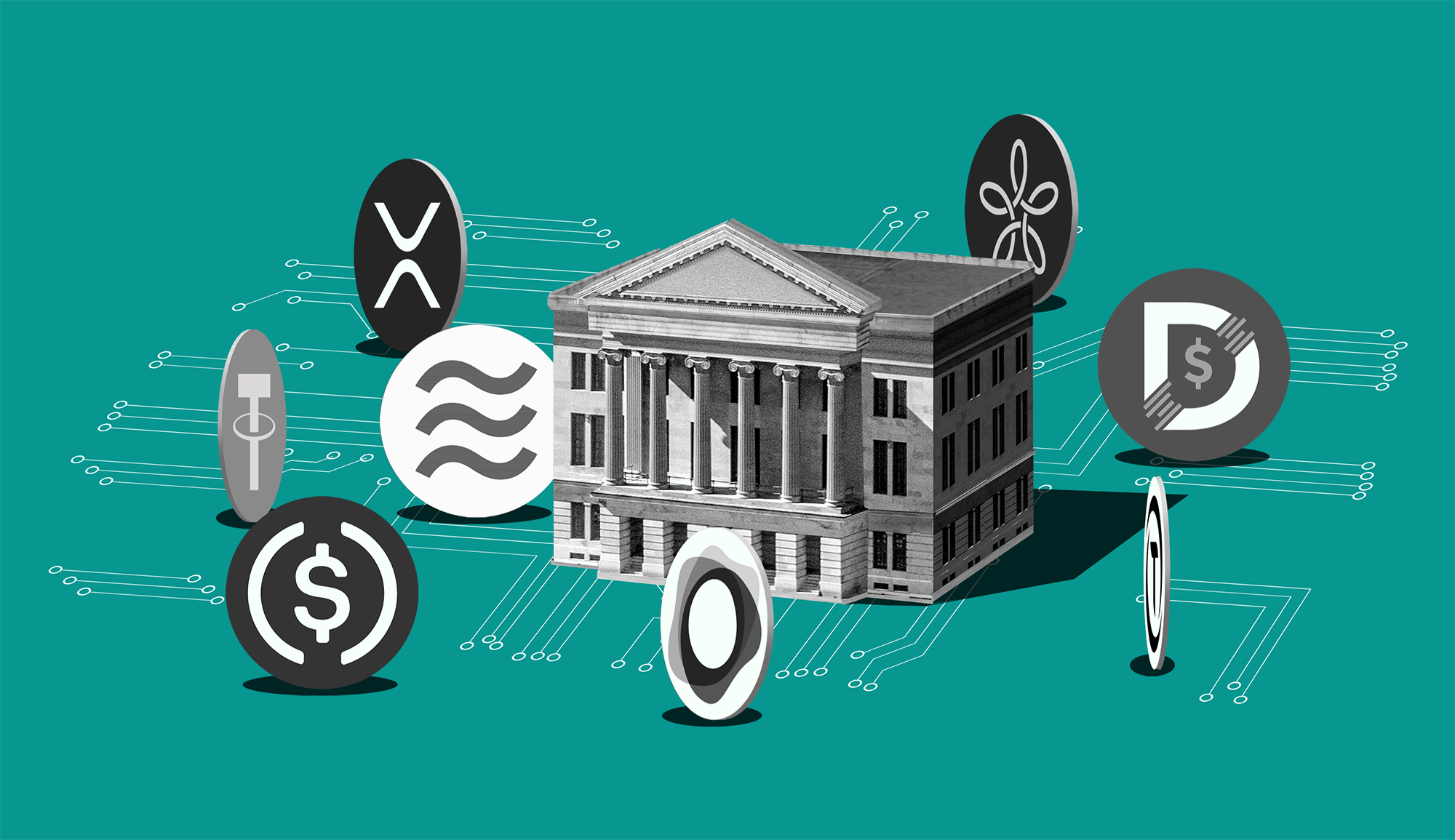 stablecoin instant global payout illustration