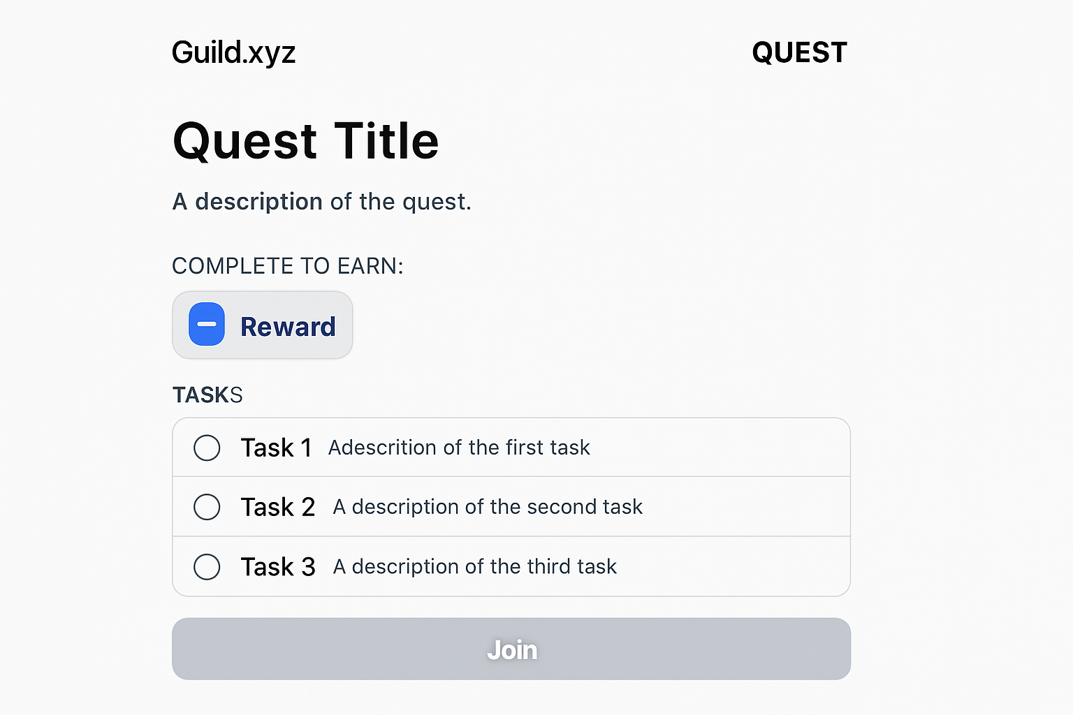 Base Guild.xyz quest page