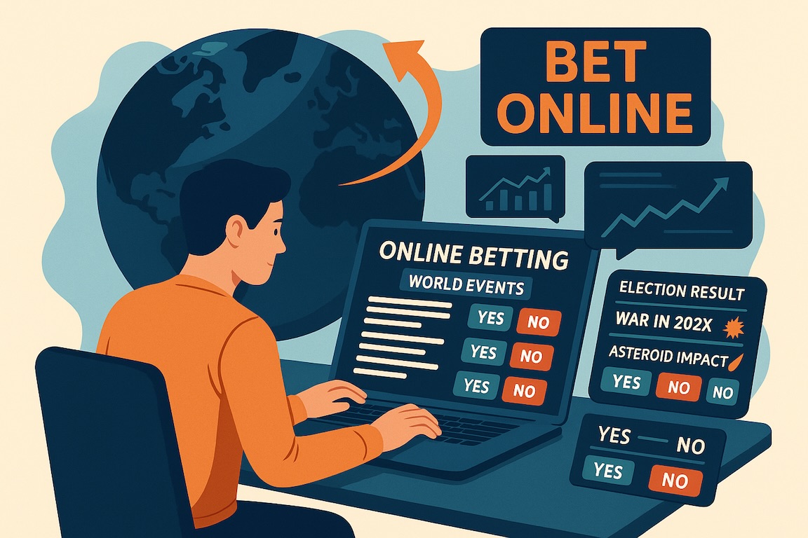 Polymarket global crypto betting interface