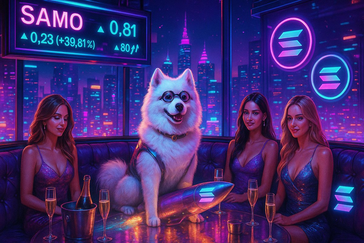 Samoyedcoin SAMO Solana meme coin logo