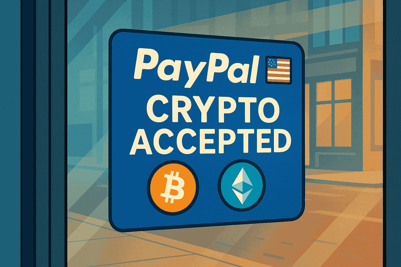 PayPal Pay with Crypto merchant feature 2025