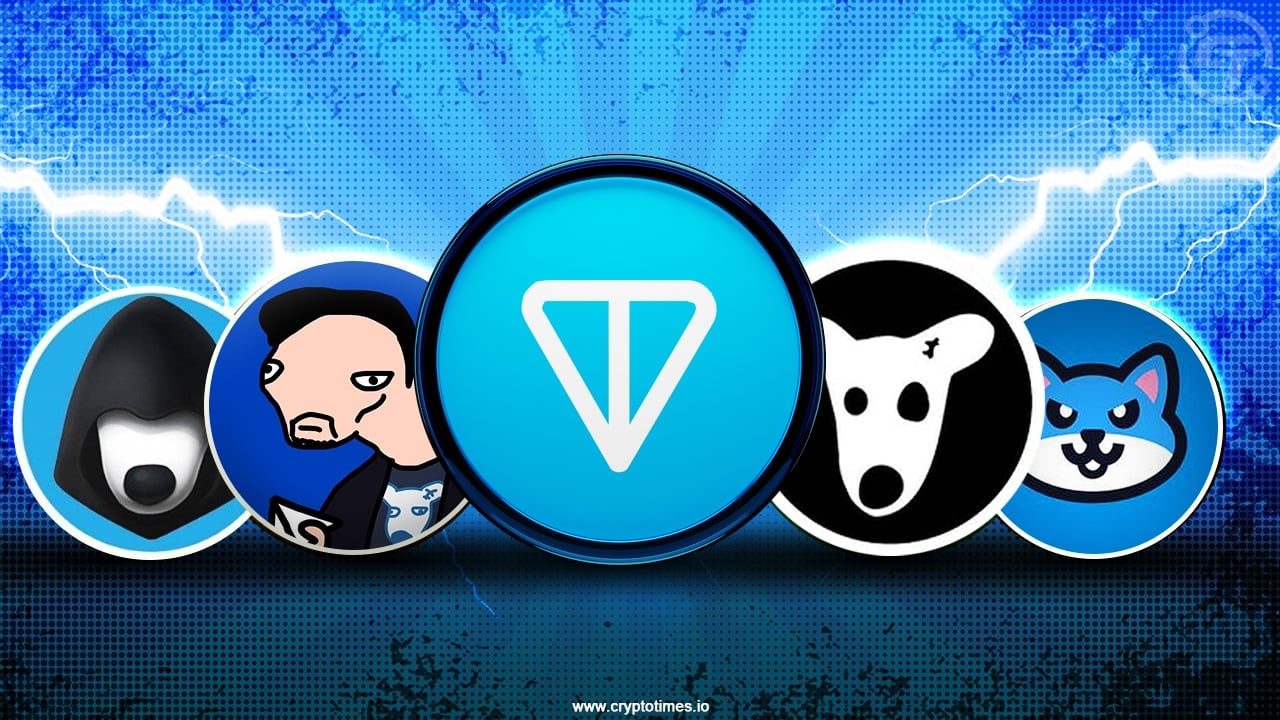 Toncoin Cat and Ton Inu memecoin logos