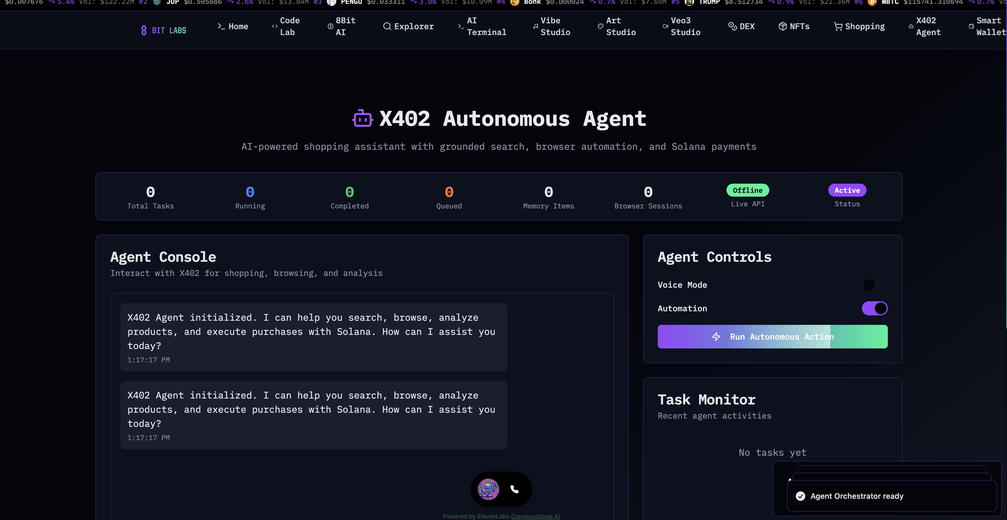AI agent API payment Solana X402