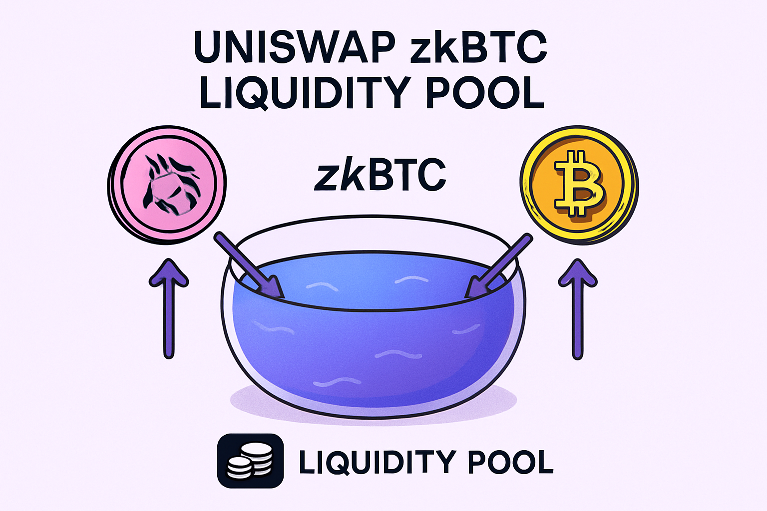 Uniswap zkBTC liquidity pool