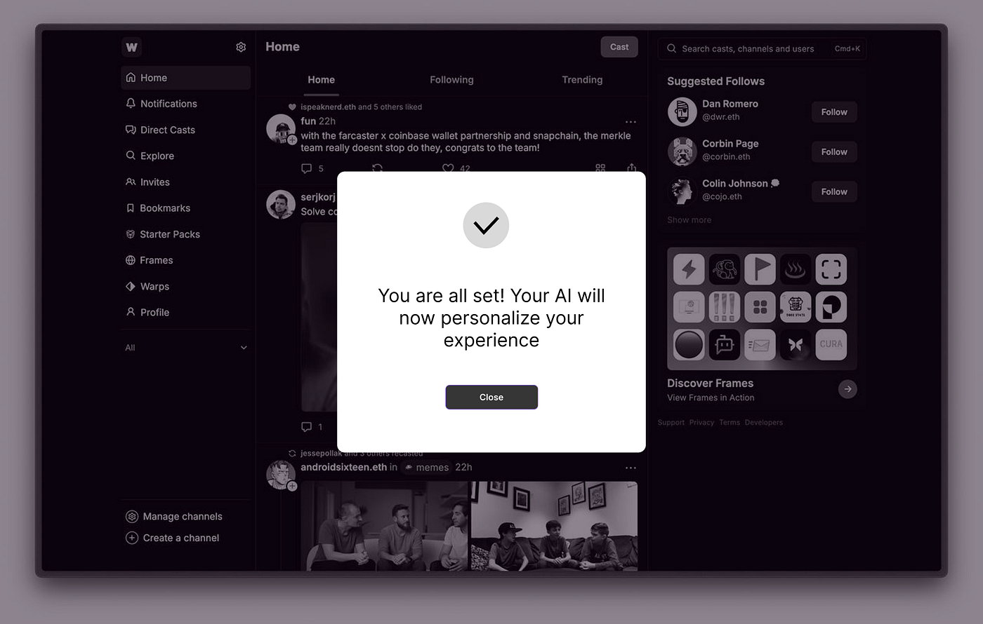 Launchcaster Farcaster discovery platform