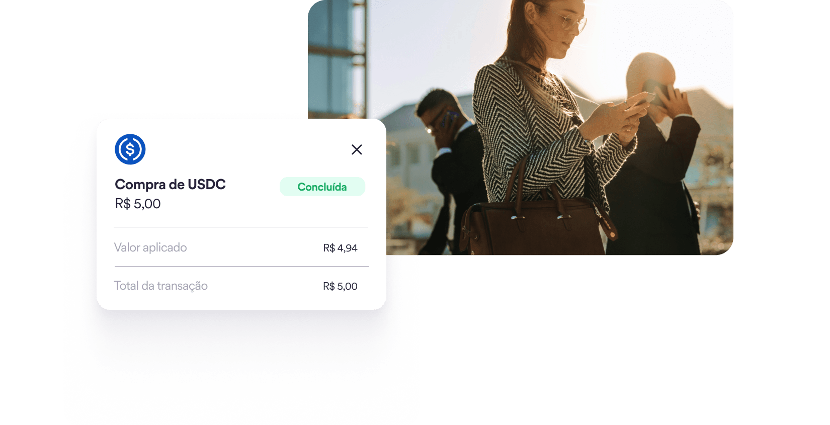 NovaDAX USDC PIX Brazil
