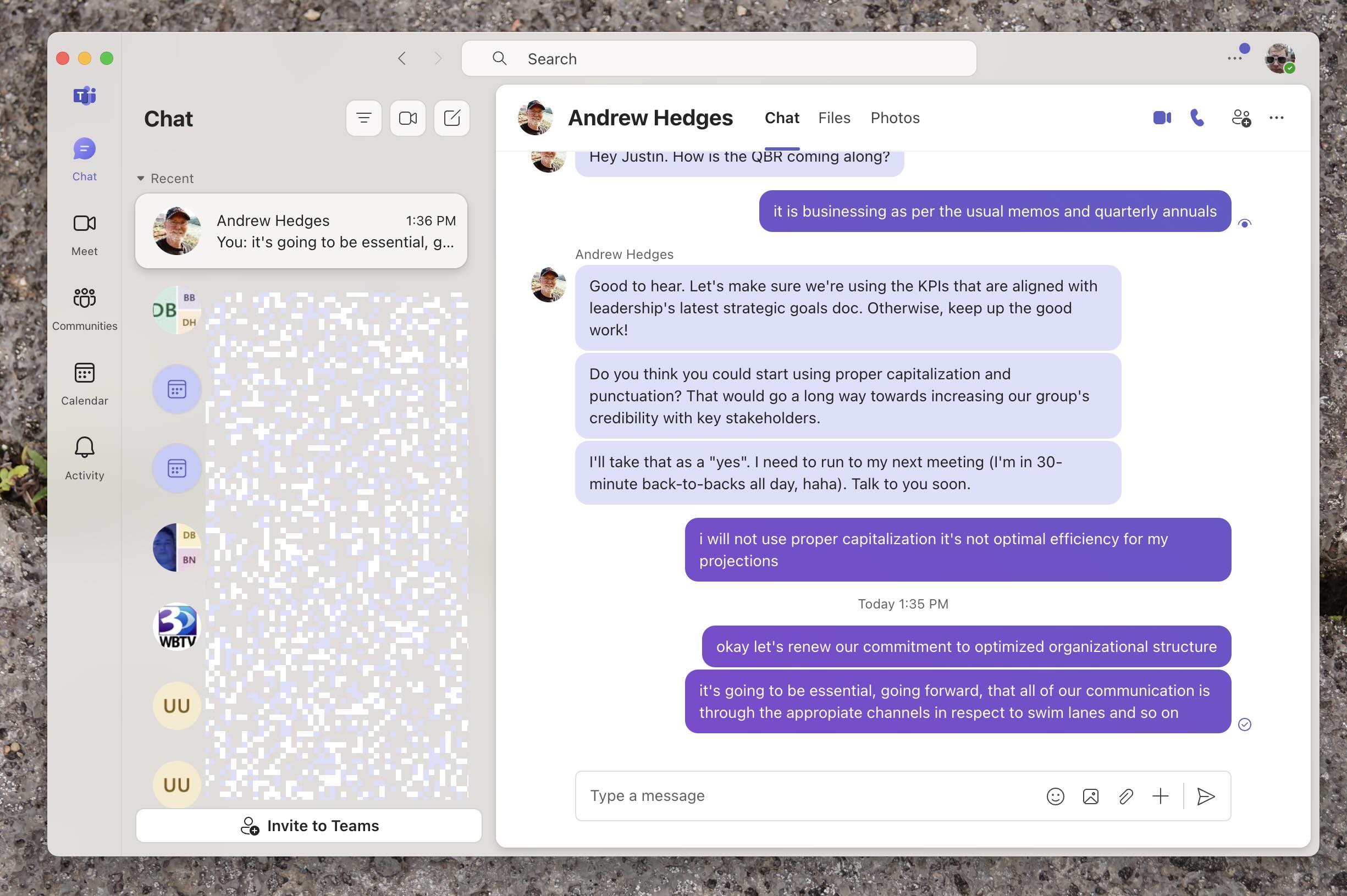 Base App messaging and chat interface
