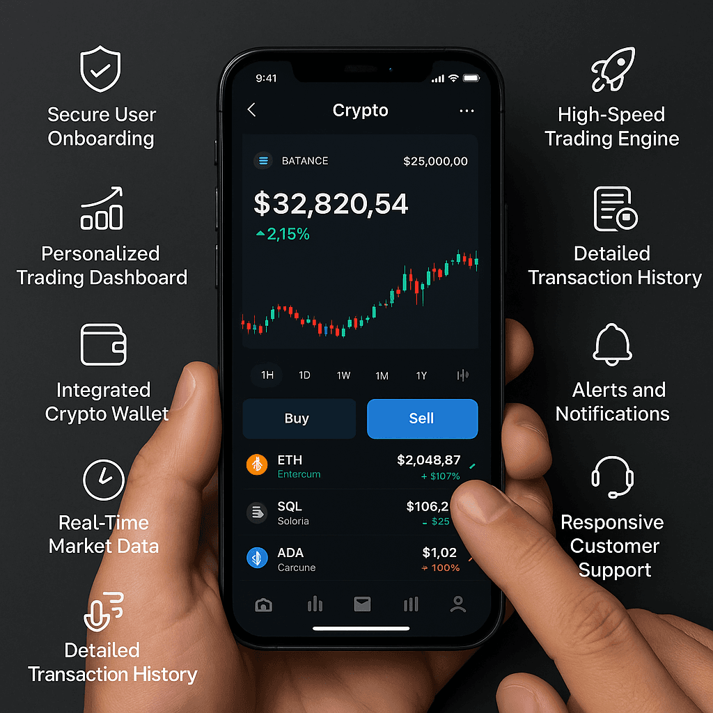 Base App trading assets interface