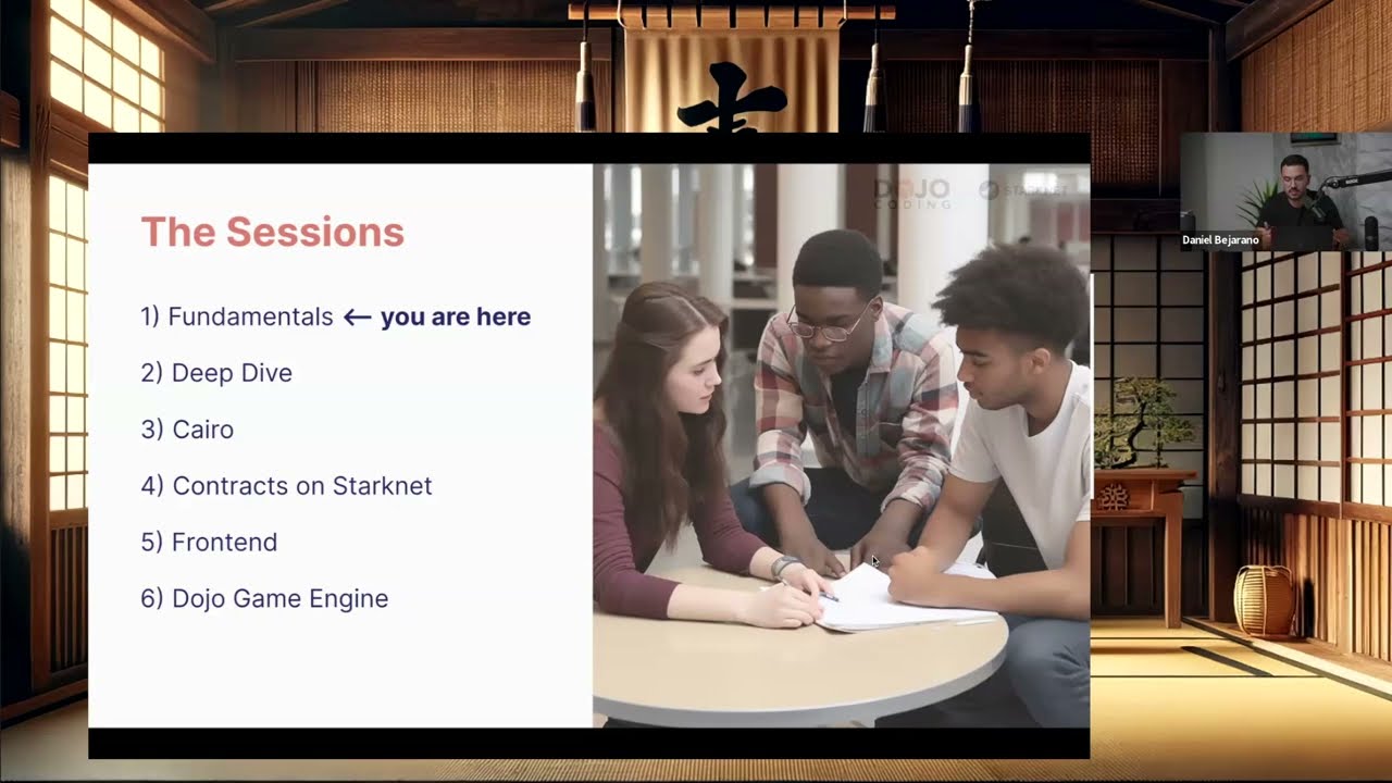 Dojo engine Starknet AI integration demo