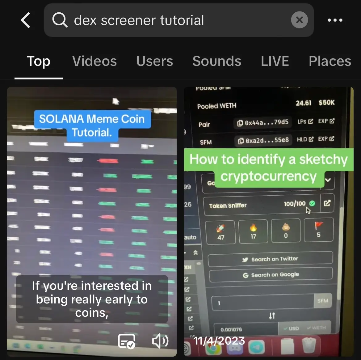 BaseApp Coin Search community features screenshot