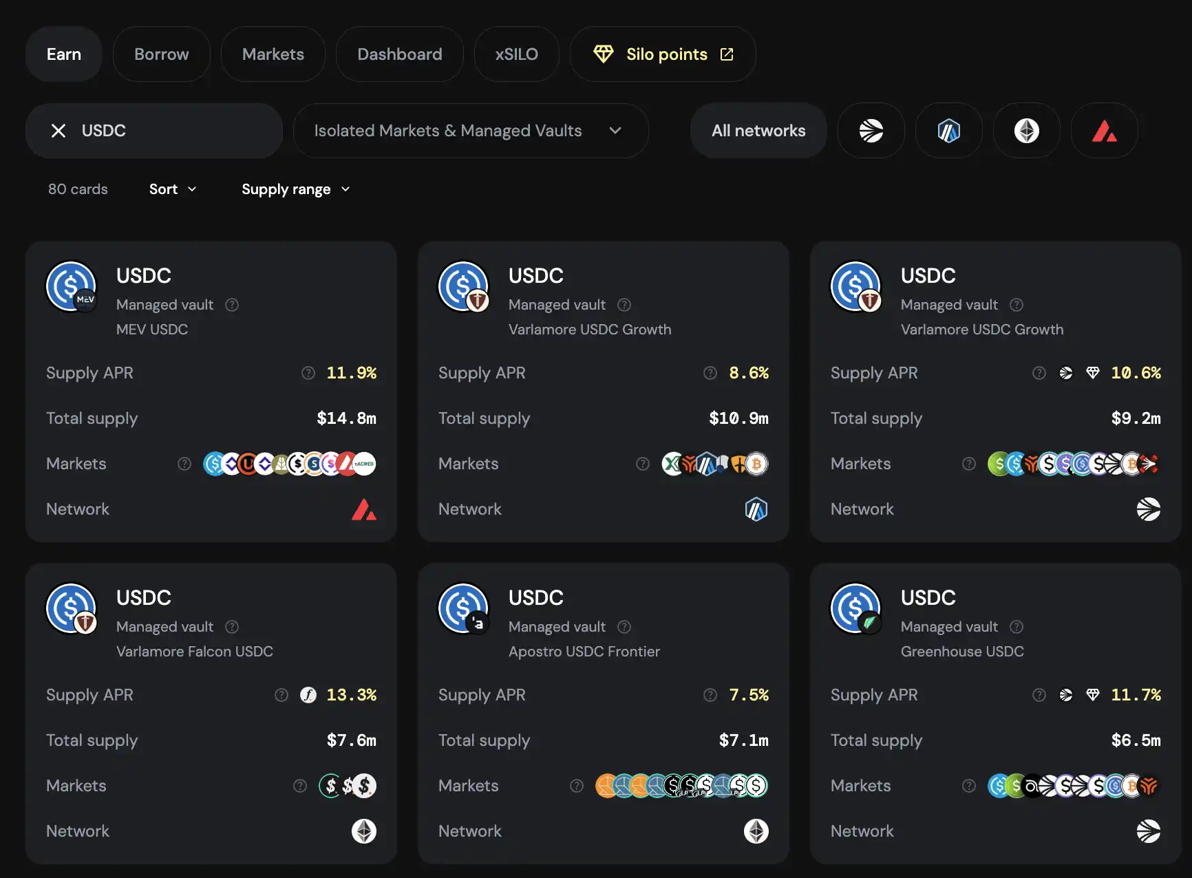 Stability DAO USDC Vault Silo Finance 2025