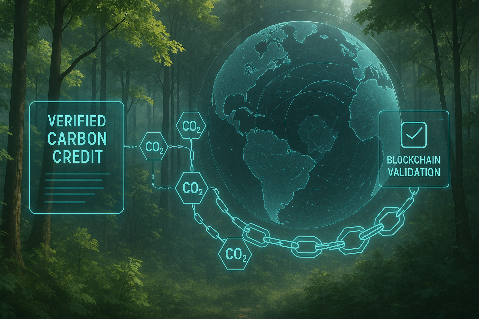 blockchain on-chain verification carbon credits