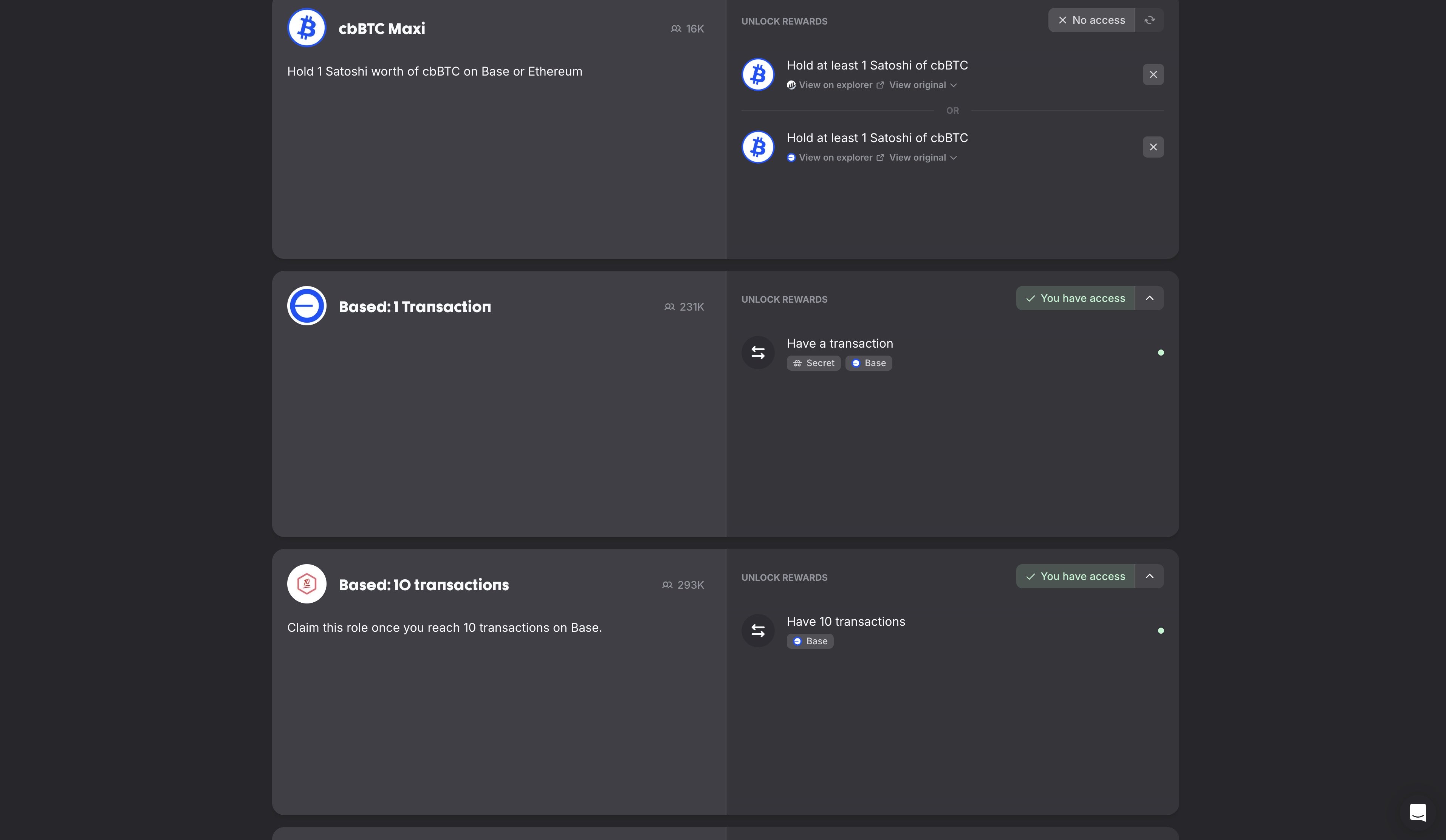 Base Guild roles and Onchain Summer campaign