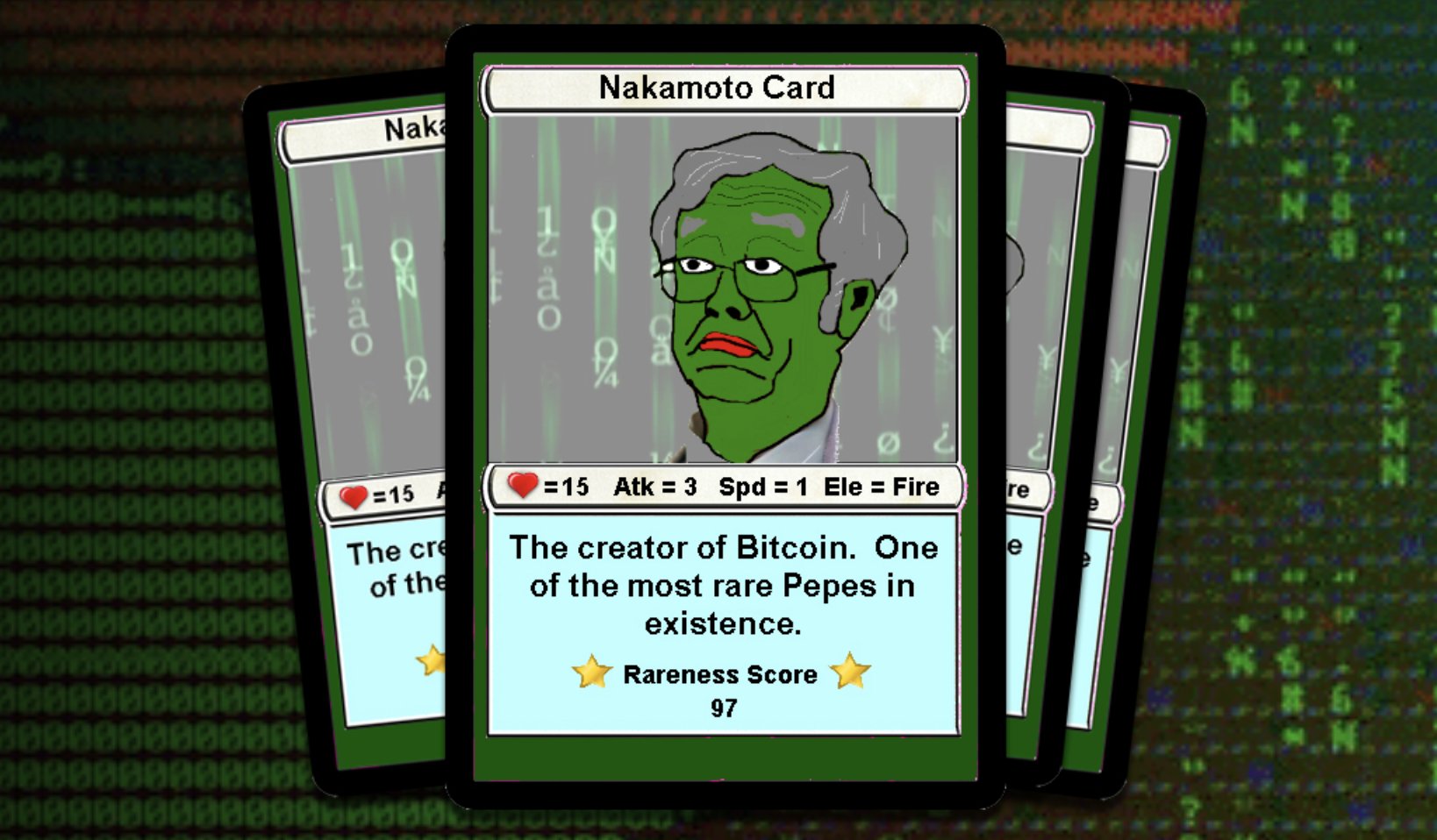 blockchain transaction history trading card NFTs