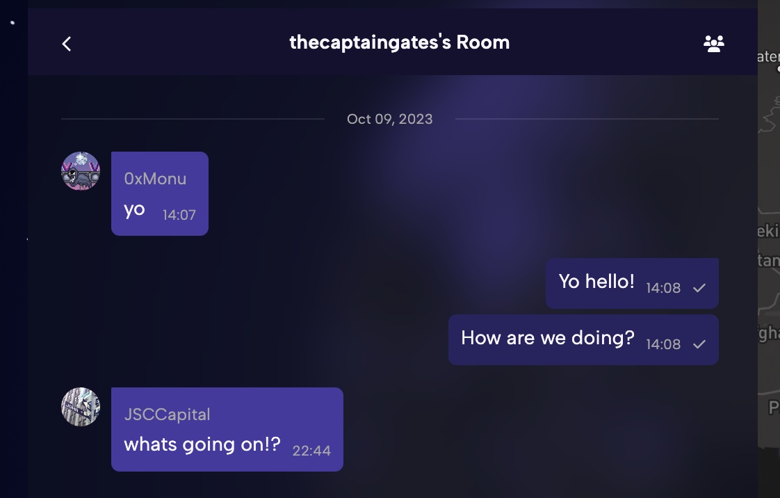 SocialFi app user interface