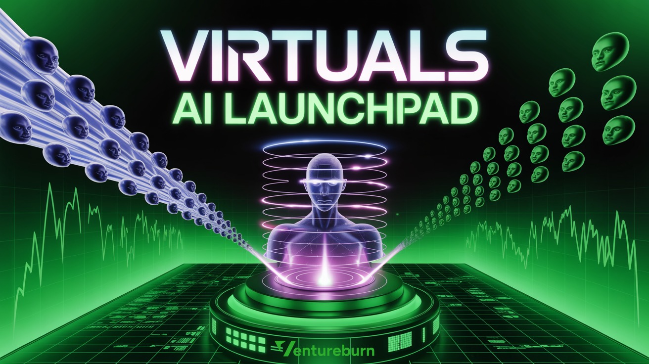 Virtuals Protocol AI agent Base crypto logo