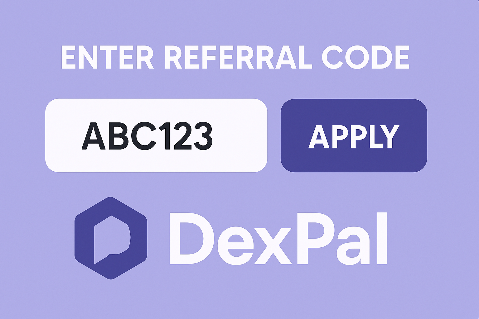DexPal referral code usage example