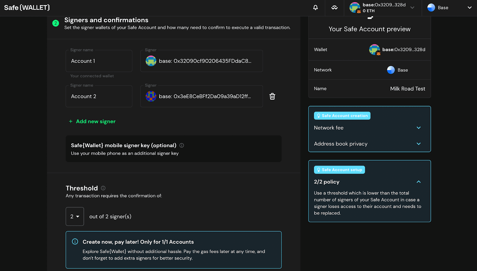 Gnosis Safe token allowance check interface