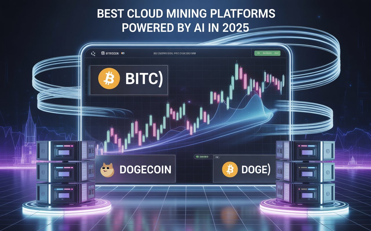 AI-driven crypto mining platform interface