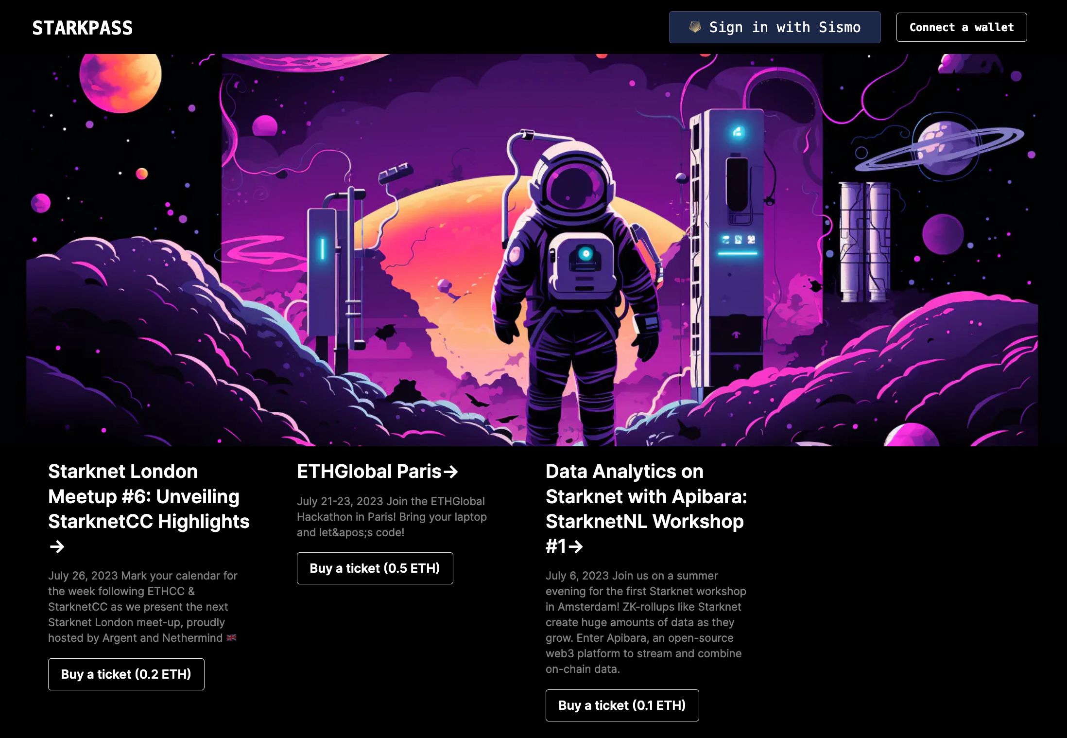Sismo Wallet interface