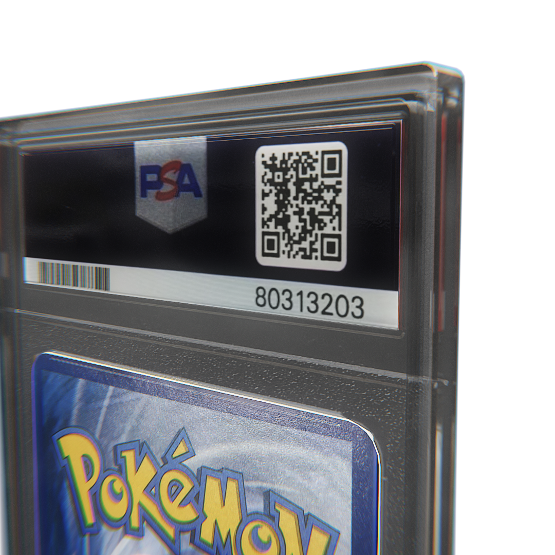 QR code on Pokémon card for NFT