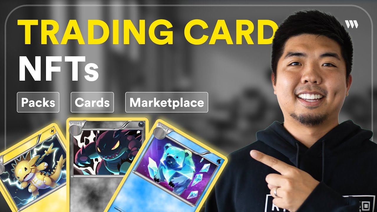 YouTube influencer unboxing Pokémon card NFTs