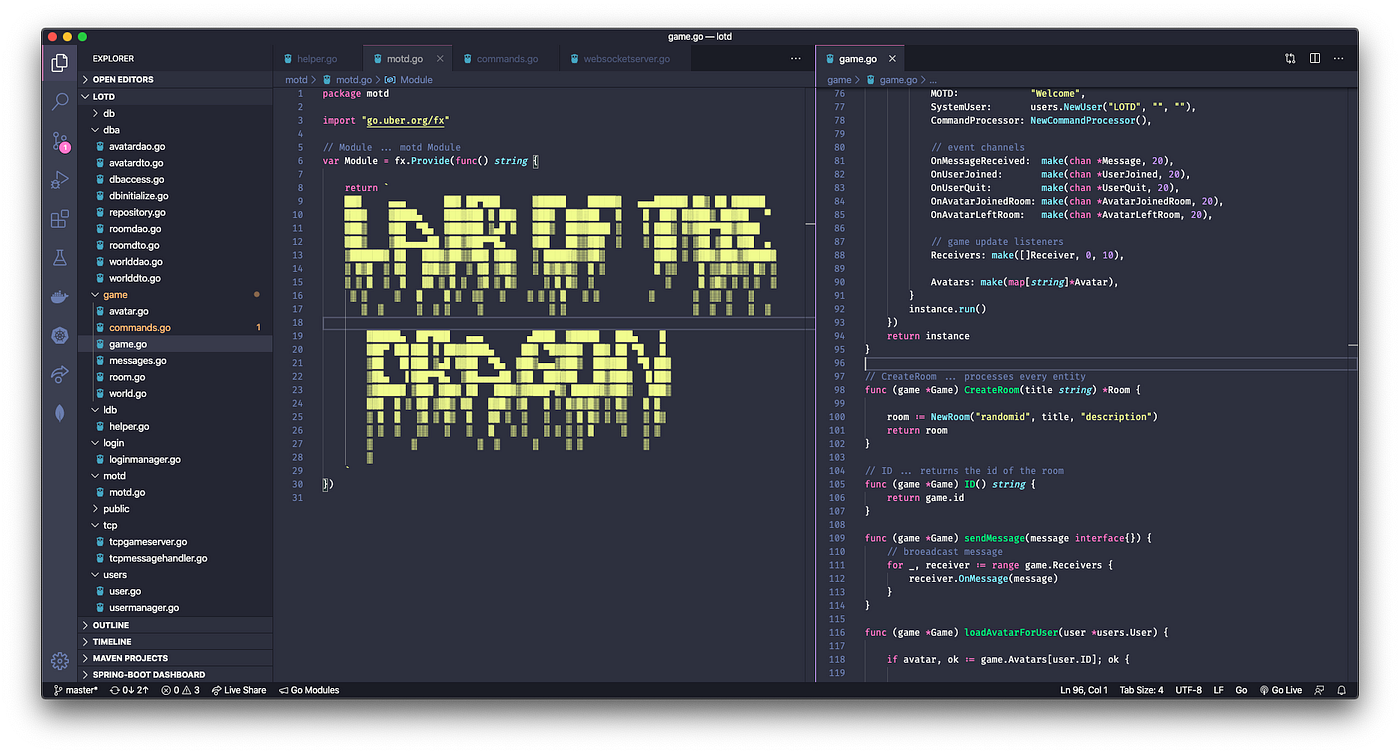 Parallel MUD racing game Ethereum screenshot
