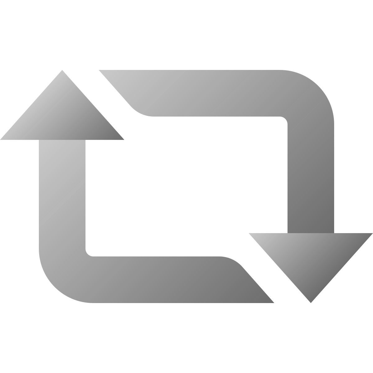 repost retweet arrow icon