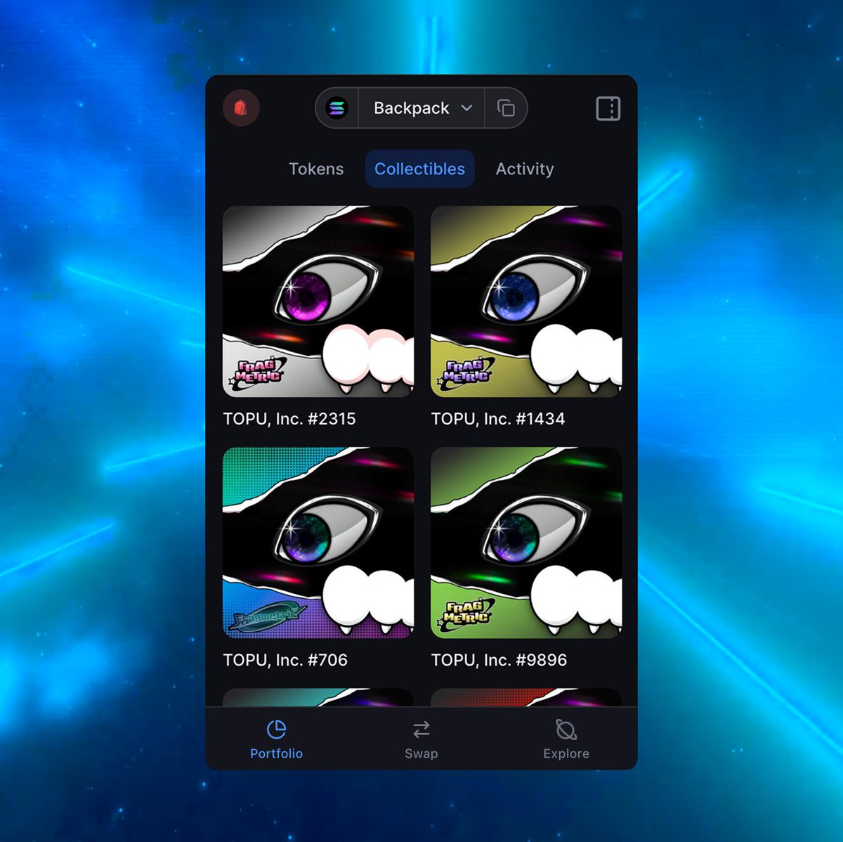 Backpack Exchange Bonus Round USDC daily cash rewards leaderboard