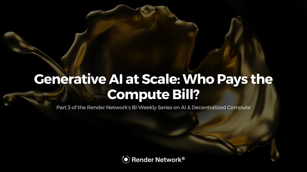 Render Network decentralized GPU AI compute