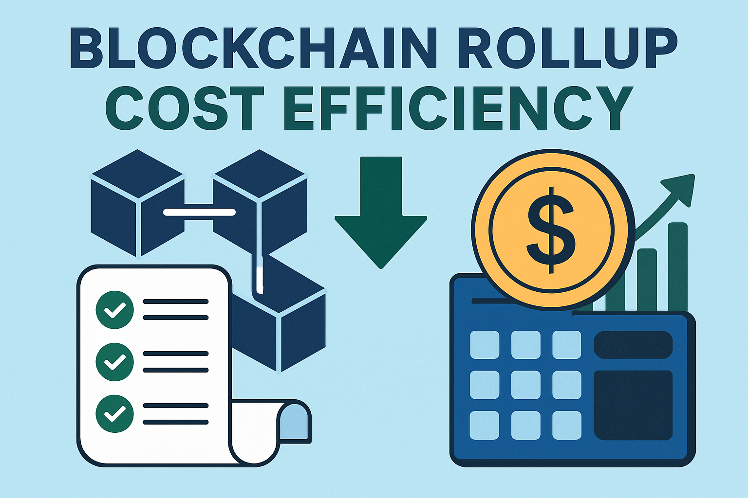 blockchain rollup cost efficiency