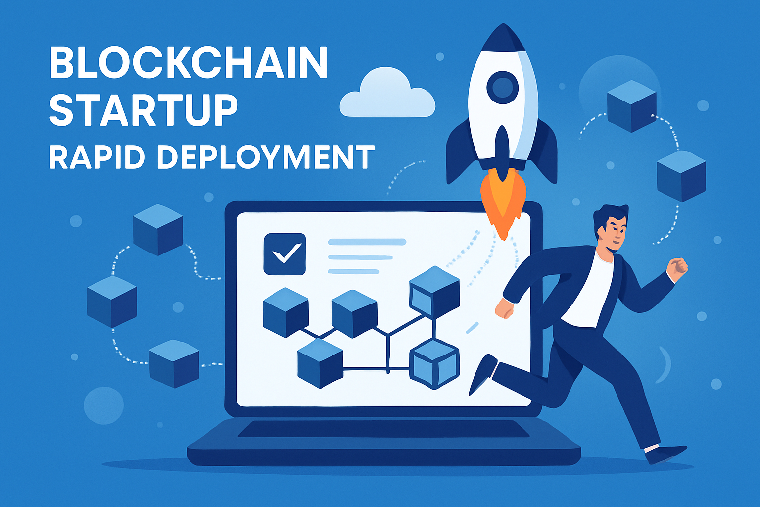 blockchain startup rapid deployment