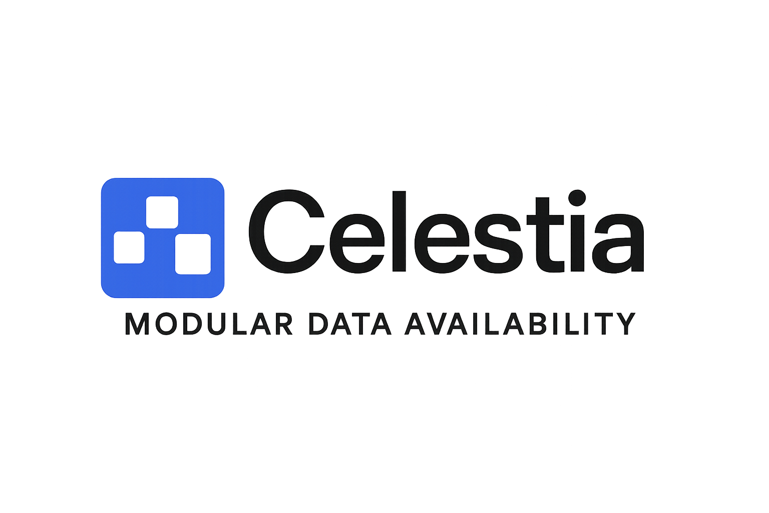 Celestia blockchain modular data availability logo