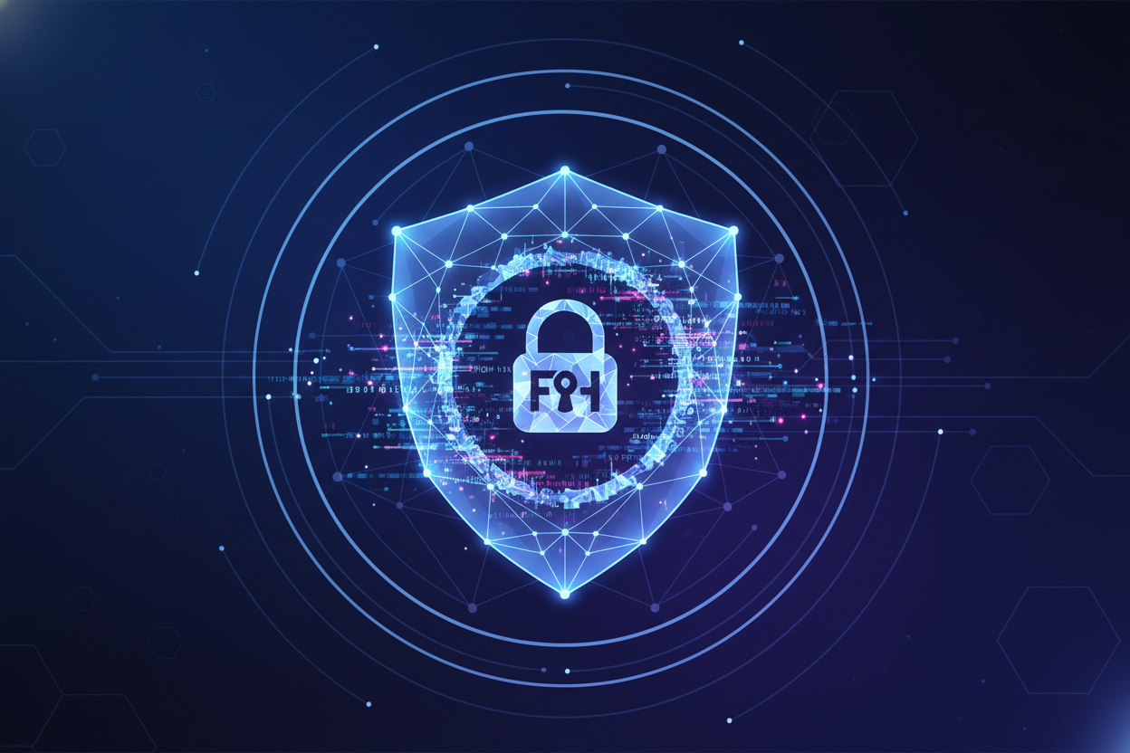 FHE confidentiality encrypted data icon
