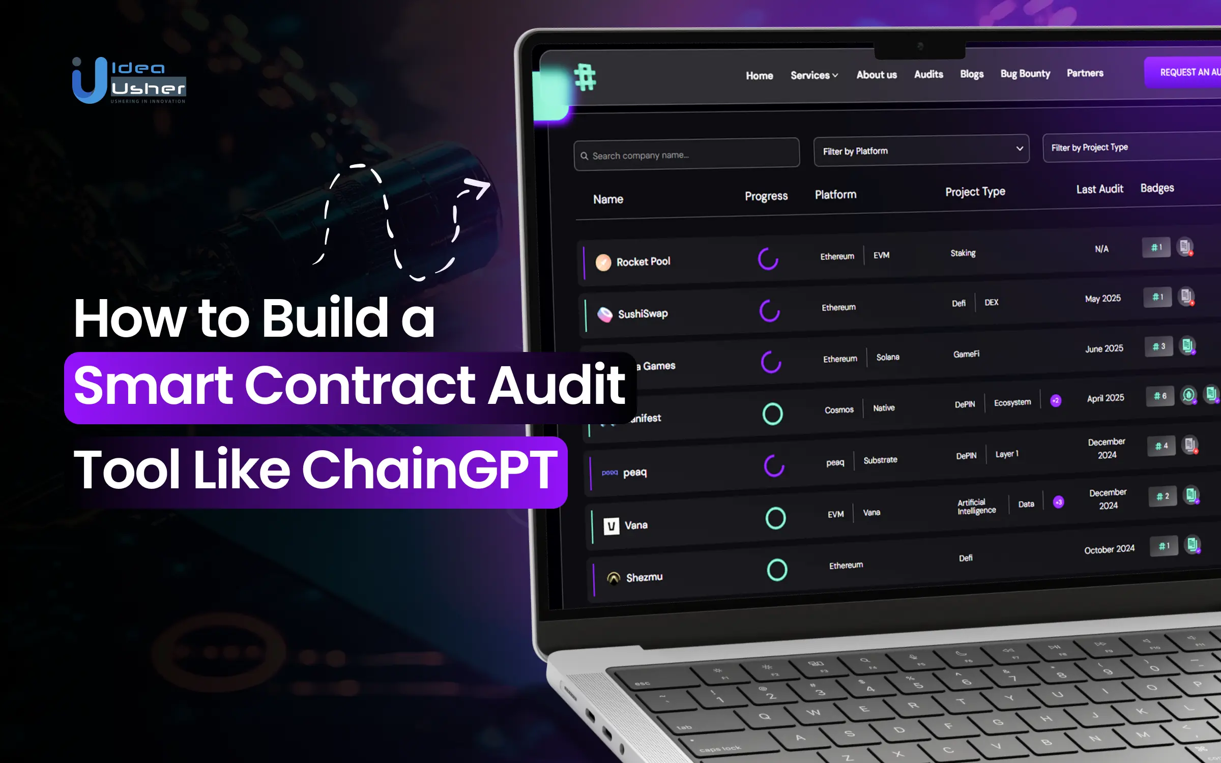 blockchain smart contract audit report