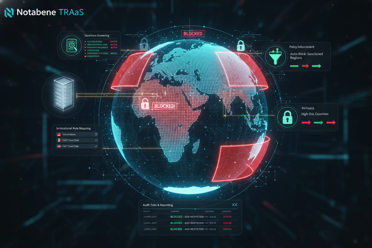 Notabene TRaaS Geo-Restriction crypto compliance
