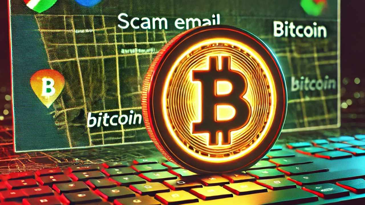 Bitcoin phishing scam warning