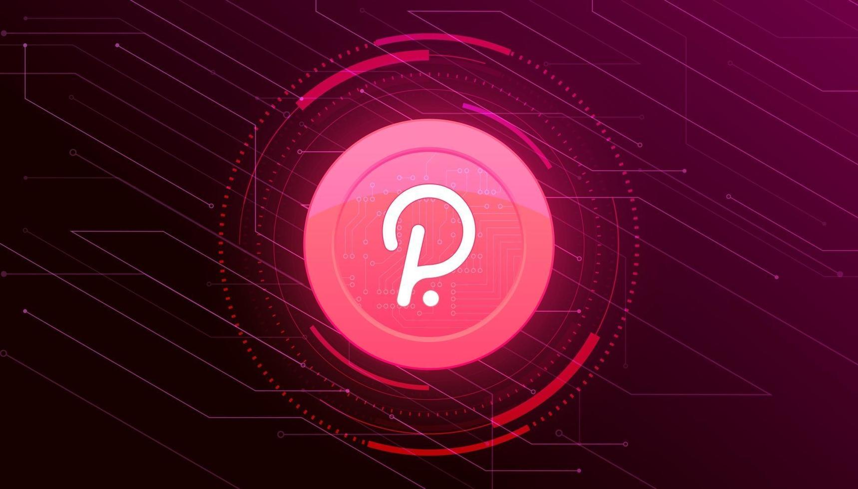 Polkadot DOT logo