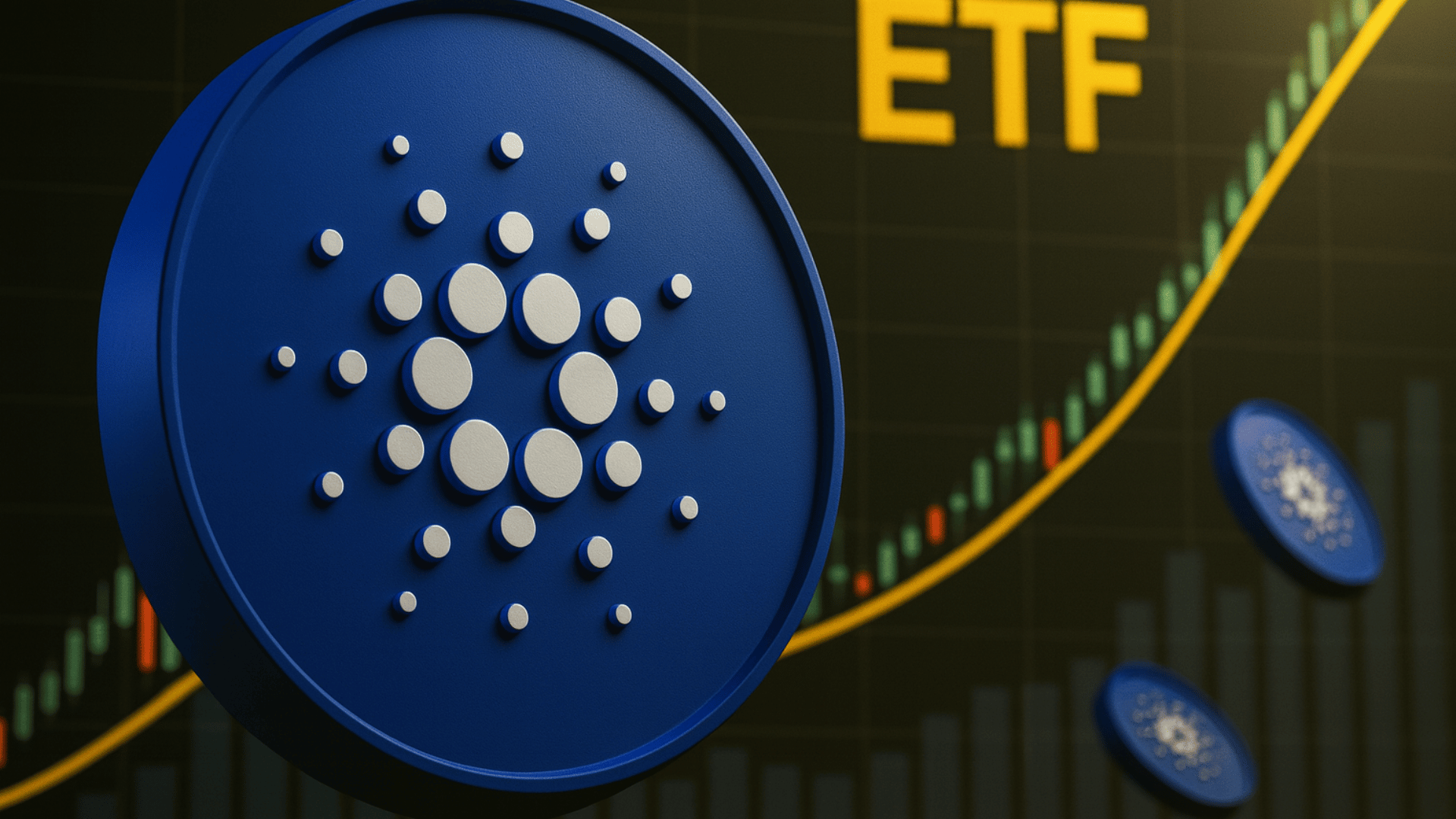 ETF performance dashboard with ADA and DOT prices