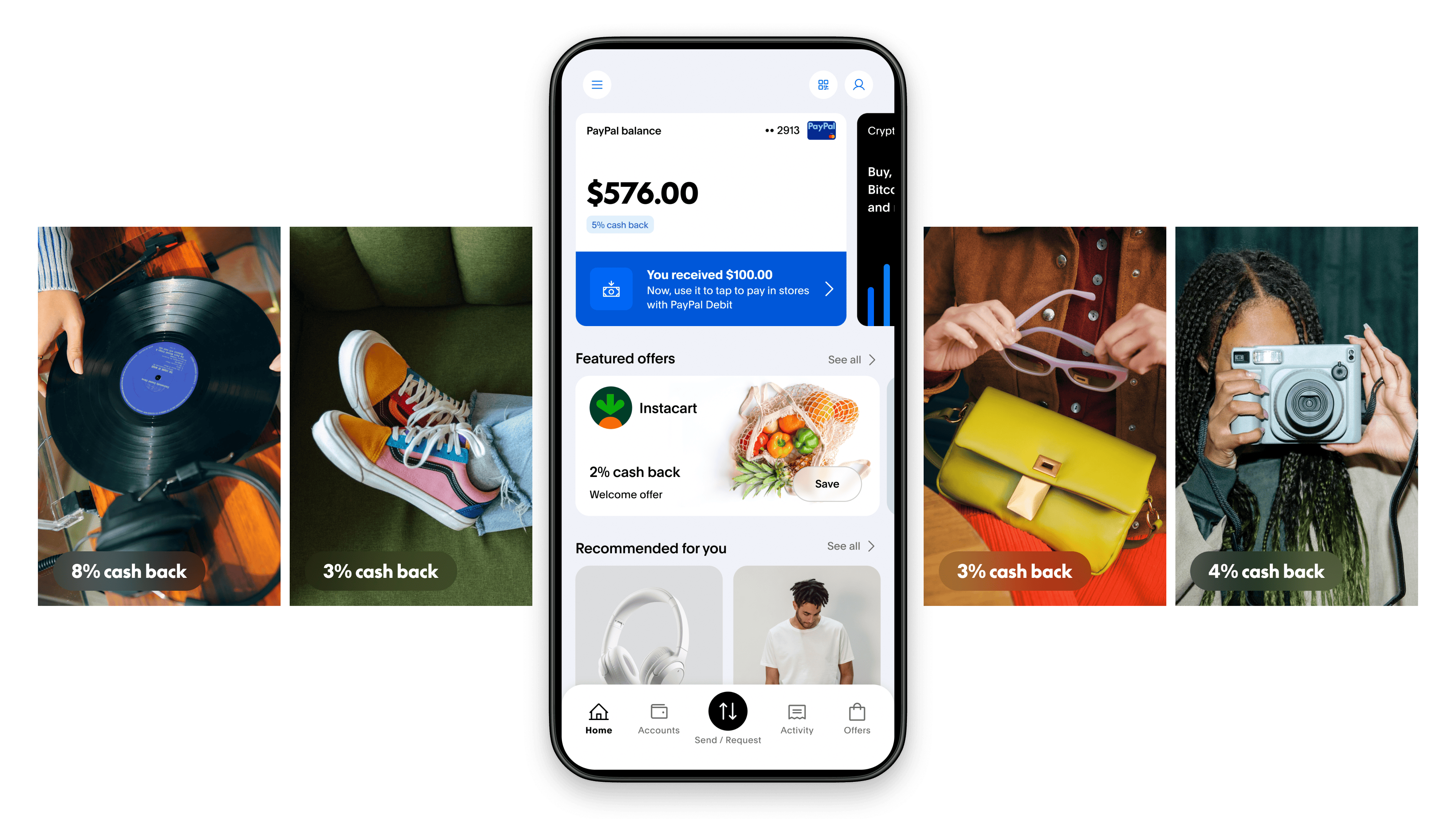 PayPal login screen 2025 app interface