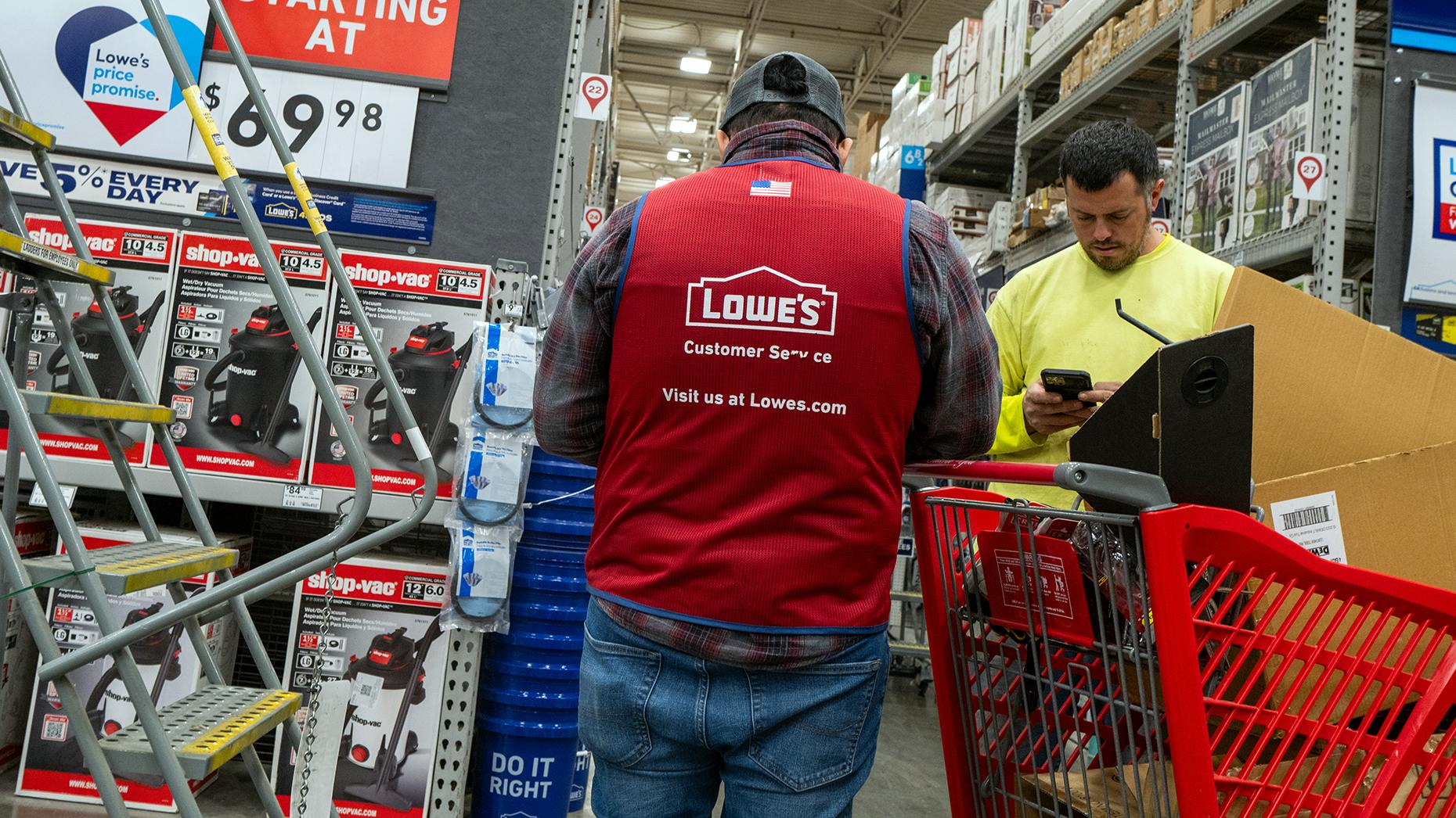 AI agent stablecoin purchase Lowe's Innovation Lab