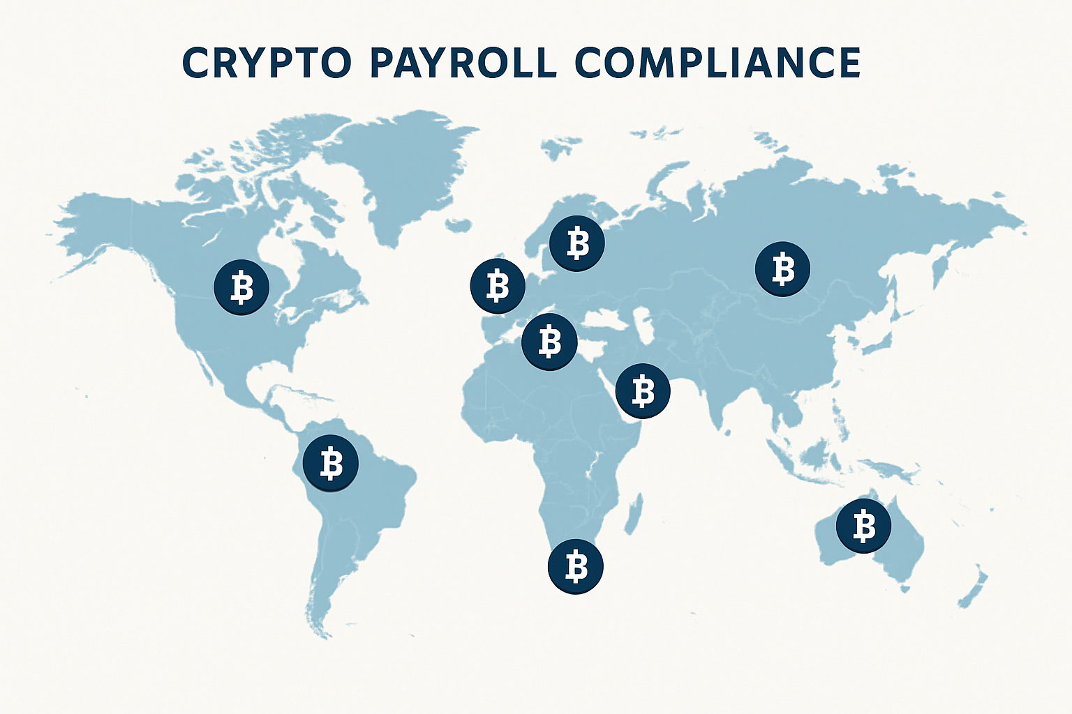 crypto payroll compliance international map