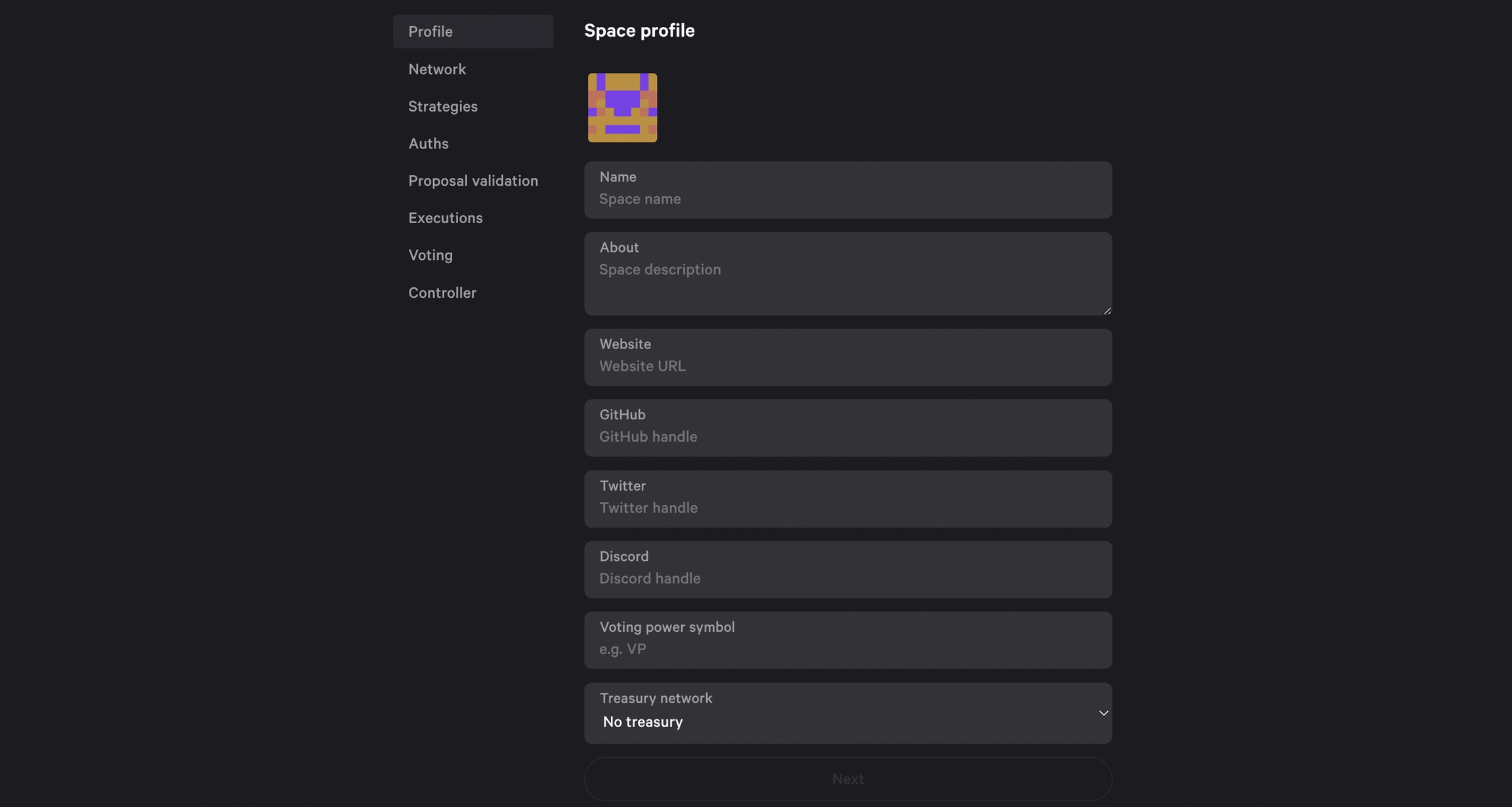 Snapshot voting strategies interface