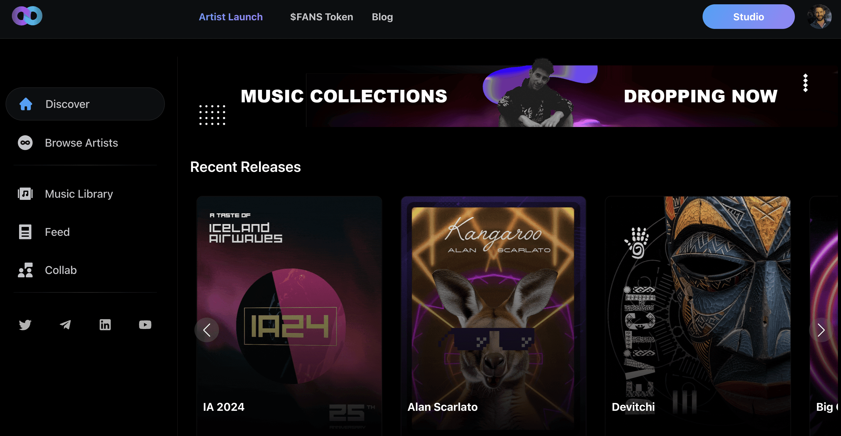 correlation chart fan tokens music royalties