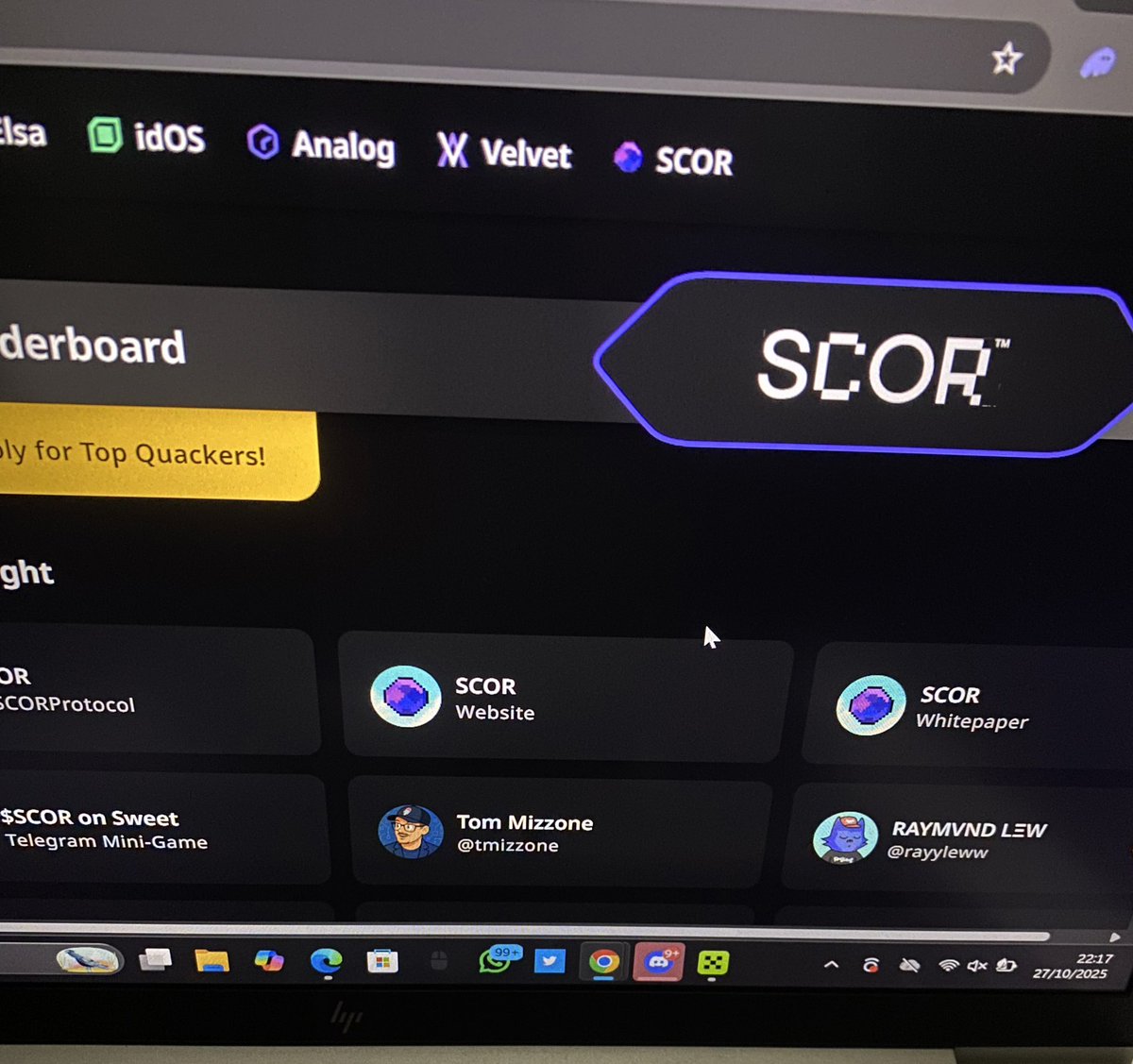 Wallchain DeFi protocol interface
