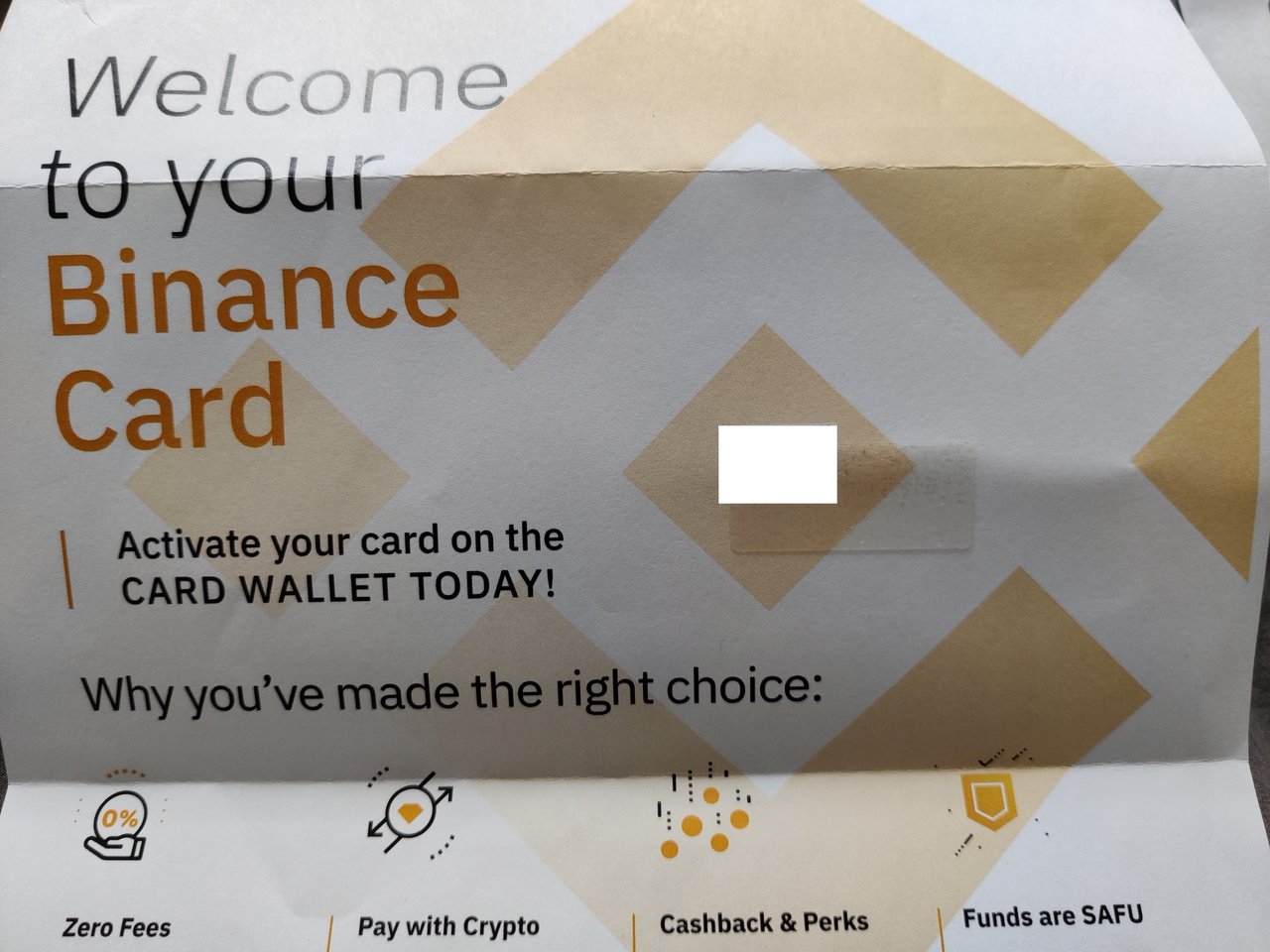 Binance AAVE Visa Card