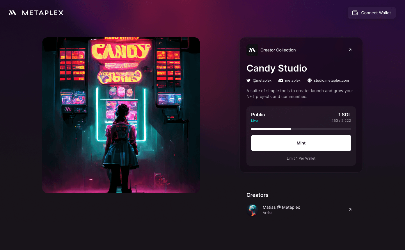 Metaplex Program Library Candy Machine Auction House