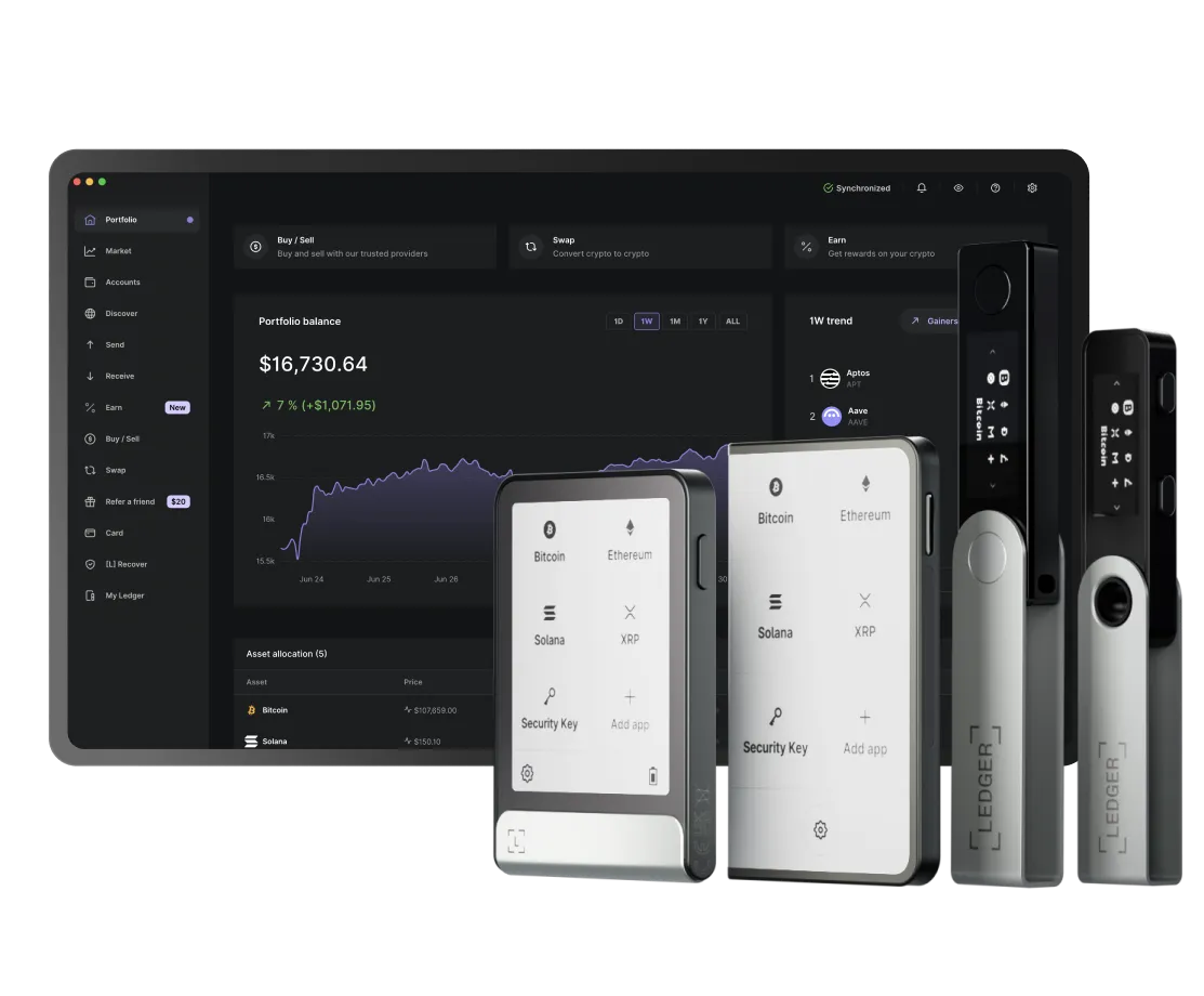 Ledger Live staking and DeFi features
